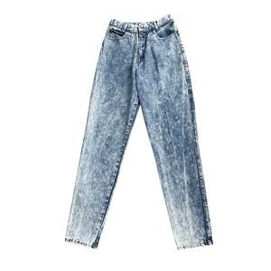 Palmettos Vintage 90s Acid Washed High Rise Tapered Jeans Size 11